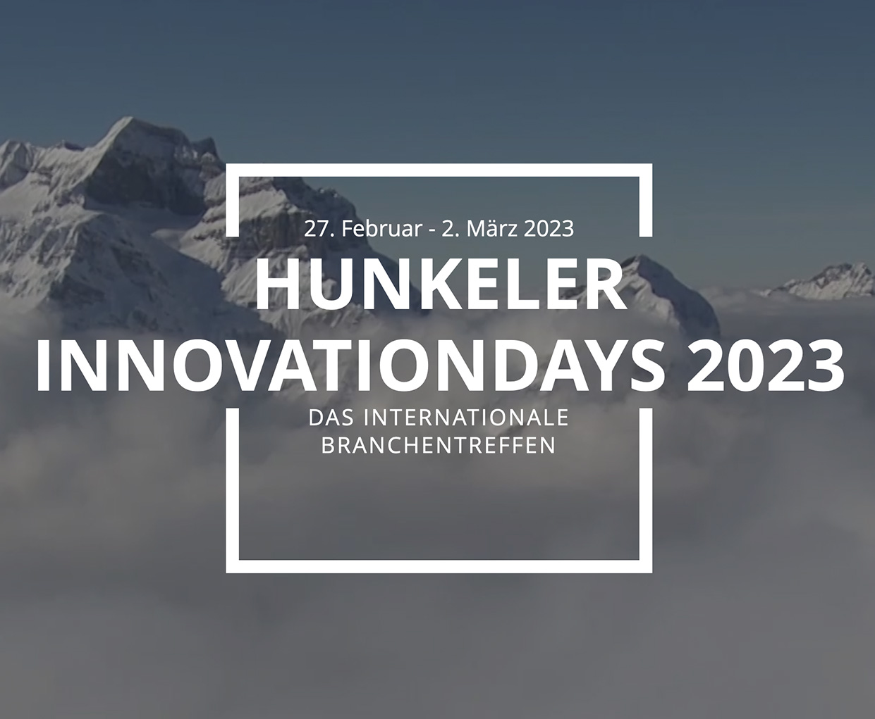 Hunkeler InnovationDays